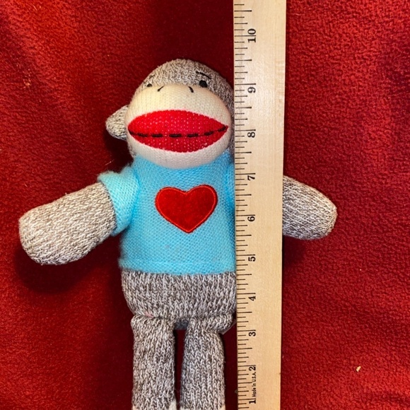 Sock Monkey stuffed animal - Picture 2 of 5